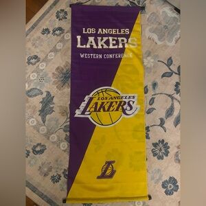 Los Angeles Lakers Purple & Gold Banner